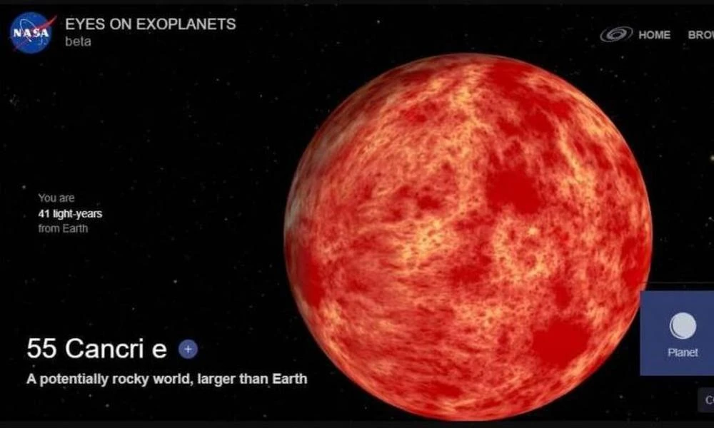 «55 Cancri e»: Ο εξωπλανήτης «κόλαση» που μελετά η ΝASA